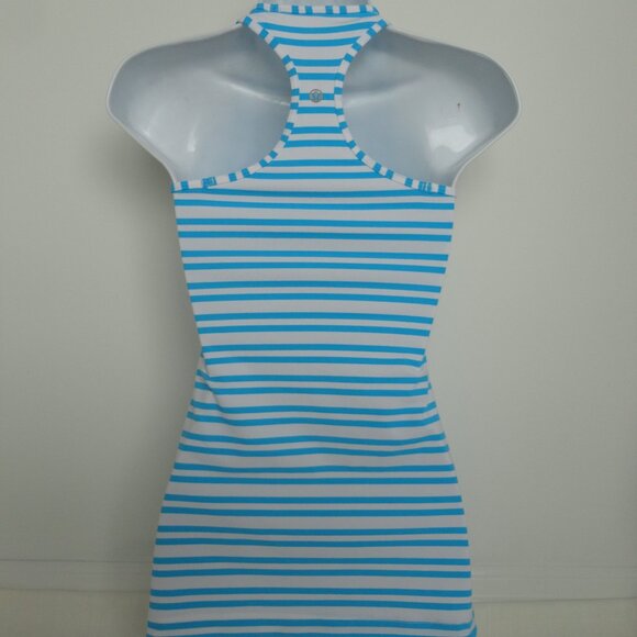 NWT LULULEMON TWSP Blue Stripe Soft Luon Cool Racerback Tank Top 4 - Picture 6 of 7